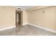 A vacant bedroom with tile flooring features a closet with mirrored doors at 2857 Paradise Rd # 601, Las Vegas, NV 89109