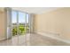 Bright bedroom features a large window with city views and natural light at 2857 Paradise Rd # 601, Las Vegas, NV 89109