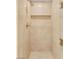 Shower features a rainfall showerhead and built-in niche at 2857 Paradise Rd # 601, Las Vegas, NV 89109
