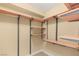 Walk-in closet features adjustable shelving and ample storage space at 2857 Paradise Rd # 601, Las Vegas, NV 89109