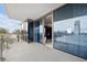 This balcony boasts floor to ceiling glass windows and sliding doors that provides an amazing view of the city at 4381 West Flamingo Rd # 8322, Las Vegas, NV 89103