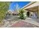 Large backyard with established landscaping and plenty of space at 5148 Villa Vecchio Ct, Las Vegas, NV 89141