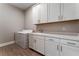 Well-equipped laundry room featuring modern appliances, ample cabinet space, and a convenient sink at 5371 Brevin Ct, Las Vegas, NV 89131