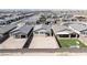 Aerial shot of backyard, featuring potential for outdoor living in this new residential neighborhood at 6726 N Palmer Estates St, North Las Vegas, NV 89086