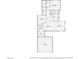 Detailed floor plan showing layout of living room, kitchen, bedrooms, bathrooms, and garage at 6745 Caporetto Ln # 104, North Las Vegas, NV 89084