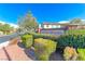 Community sign for Bristol Heights with manicured landscaping at 7479 Lassen Peak Cir, Las Vegas, NV 89149