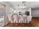 A modern kitchen boasts a breakfast bar with seating and stainless steel appliances at 849 Parkhurst St, Las Vegas, NV 89110