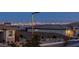 Distant cityscape view during the evening at 912 Calluna Hills Ln, Las Vegas, NV 89138