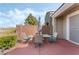 Cozy patio with outdoor seating, perfect for relaxing and entertaining with views at 9130 Haddington Ln, Las Vegas, NV 89145