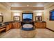 Luxurious bathroom with a soaking tub, double vanities, and elegant finishes at 10 Via Potenza Ct, Henderson, NV 89011