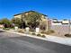 Hawthorne community signage with landscaping, plantings and a glimpse of the homes within the neighborhood at 10173 Skye Saddle Ave, Las Vegas, NV 89166