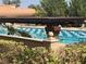 Outdoor community pool offers a refreshing escape, with seating areas and lush landscaping at 10401 Sea Palms Ave, Las Vegas, NV 89134