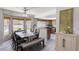 Bright dining area with backyard views, connecting seamlessly to the kitchen for convenient living at 2724 Monrovia Dr, Las Vegas, NV 89117