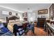 Cluttered bedroom with a dark wood furnishings and personal items throughout at 2804 Gallant Hills Dr, Las Vegas, NV 89135