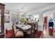 Elegant dining room with a chandelier and formal table setting at 2804 Gallant Hills Dr, Las Vegas, NV 89135