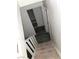 Staircase showcasing steps and a safety rail, designed for secure and comfortable access to upper levels at 2818 Calle Del Oro, Las Vegas, NV 89120
