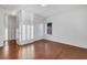 Bedroom with hardwood floors and a closet, offering a comfortable and functional space at 2908 Ferrand Ct, Henderson, NV 89044