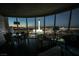 Elegant dining area offers sweeping city views, creating a perfect ambiance for meals and entertaining guests at 322 Karen Ave # 3407, Las Vegas, NV 89109