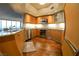 Bright kitchen with stainless steel appliances, granite counters, and hardwood floors at 322 Karen Ave # 3407, Las Vegas, NV 89109