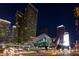 Dynamic cityscape view at night highlighting luxury shopping and bright city lights at 3722 Las Vegas Blvd # 2001, Las Vegas, NV 89158