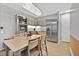 Eat-in kitchen features stainless steel appliances, sleek countertops, and modern lighting at 3722 Las Vegas Blvd # 2001, Las Vegas, NV 89158