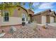 Inviting single-story home with rock landscaping and a two-car garage at 3723 Robin Knot Ct, North Las Vegas, NV 89084