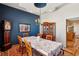 Cozy dining room with a decorative ceiling, wooden furniture, and a view of the kitchen at 519 N Racetrack Rd, Henderson, NV 89015