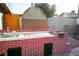 Outdoor kitchen area featuring brick oven and sink perfect for entertaining at 5433 Londonderry St, Las Vegas, NV 89119