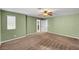 Bright bedroom with neutral carpet and ensuite access at 7146 Alum Creek Ave, Las Vegas, NV 89178