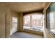 Cozy patio with privacy screen, perfect for enjoying the views and the outdoors in a comfortable setting at 7163 S Durango Dr # 302, Las Vegas, NV 89113
