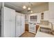 Bright kitchen with white cabinets, modern appliances, and plenty of storage at 806 Fireweed Dr, Henderson, NV 89002