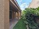 Back yard with pavers, artificial turf and lots of greenery at 8105 Switchback Run St, Las Vegas, NV 89166
