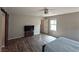 Bright main bedroom features an ensuite bathroom and modern flooring at 8105 Switchback Run St, Las Vegas, NV 89166