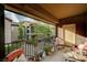 Cozy outdoor patio featuring comfortable seating and scenic neighborhood views at 8324 W Charleston Blvd # 2053, Las Vegas, NV 89117