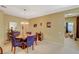 Elegant dining room with seating for four and decorative chandelier at 8324 W Charleston Blvd # 2053, Las Vegas, NV 89117