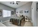 Cozy bedroom with vaulted ceiling, natural light, and neutral color palette at 8346 Christinas Cove Ave, Las Vegas, NV 89131