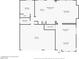 First floor plan with kitchen, Gathering and living rooms, breakfast nook, and garage at 9416 Highview Rock Ct, Las Vegas, NV 89149