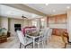 Open concept eat in kitchen connected to the living area, is perfect for entertaining and gatherings at 9416 Highview Rock Ct, Las Vegas, NV 89149