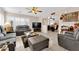 Comfortable living room featuring tile floors, plentiful windows, and neutral paint at 943 Sedona Rd, Henderson, NV 89014