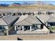 Aerial view featuring outdoor patio space with seating in a landscaped backyard at 964 Norwood Heights Ln, Las Vegas, NV 89138