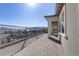 View of the yard and patio overlooking the scenic mountains and city at 964 Norwood Heights Ln, Las Vegas, NV 89138