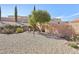 Low-maintenance backyard with desert landscaping and privacy wall at 10971 Civiletti St, Las Vegas, NV 89141