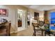 Inviting living space with a glimpse of a well-appointed bathroom and cozy bedroom at 125 E Harmon Ave # 3406 & 3408, Las Vegas, NV 89109