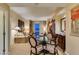 Cozy living room with city views, wet bar, seating, and contemporary decor at 125 E Harmon Ave # 3406 & 3408, Las Vegas, NV 89109