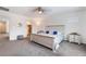 Comfortable main bedroom with carpet floors and light-filled windows at 1364 Cerulean Ave, Henderson, NV 89002