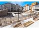 Future pool with perimeter fence is situated within a community construction site at 2509 Silent View Ave, Henderson, NV 89044