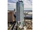 Fantastic aerial view of the high-rise tower with pool area and Las Vegas cityscape at 2700 Las Vegas Blvd # 1202, Las Vegas, NV 89109