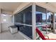 Spacious balcony with comfortable seating and panoramic views, perfect for relaxing and enjoying the city skyline at 2700 Las Vegas Blvd # 1202, Las Vegas, NV 89109