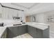 Modern kitchen featuring quartz countertops, stainless steel appliances, and sleek cabinetry at 2700 Las Vegas Blvd # 1202, Las Vegas, NV 89109