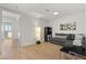 Modern living room with hardwood floors and natural light at 2700 Las Vegas Blvd # 1202, Las Vegas, NV 89109
